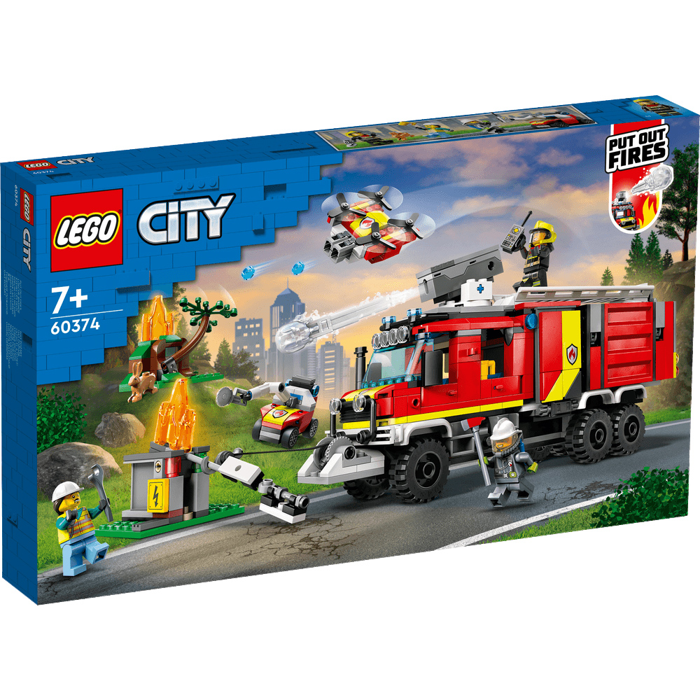 LEGO 60374 City - Caminhão de Comando de Incêndio - Bricks 4Fun