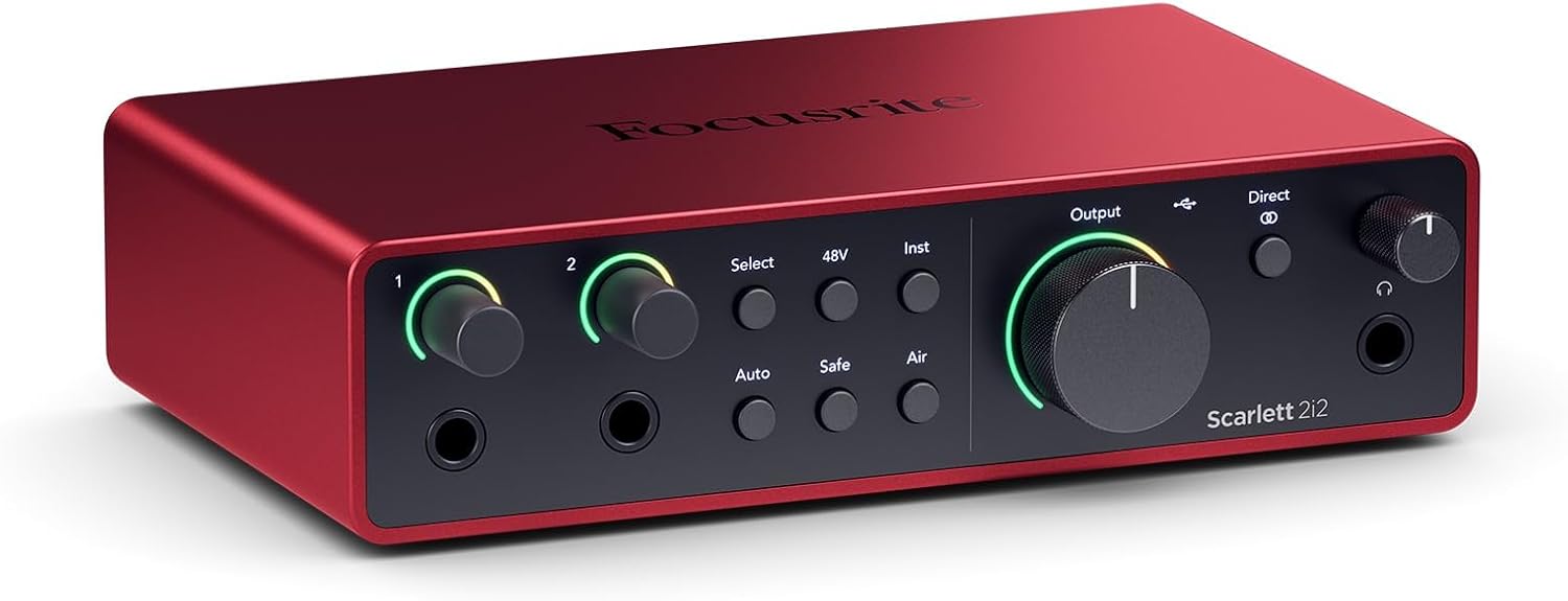 Interface de Áudio - SCARLETT 2i2 (4TH GEN)- FOCUSRITE