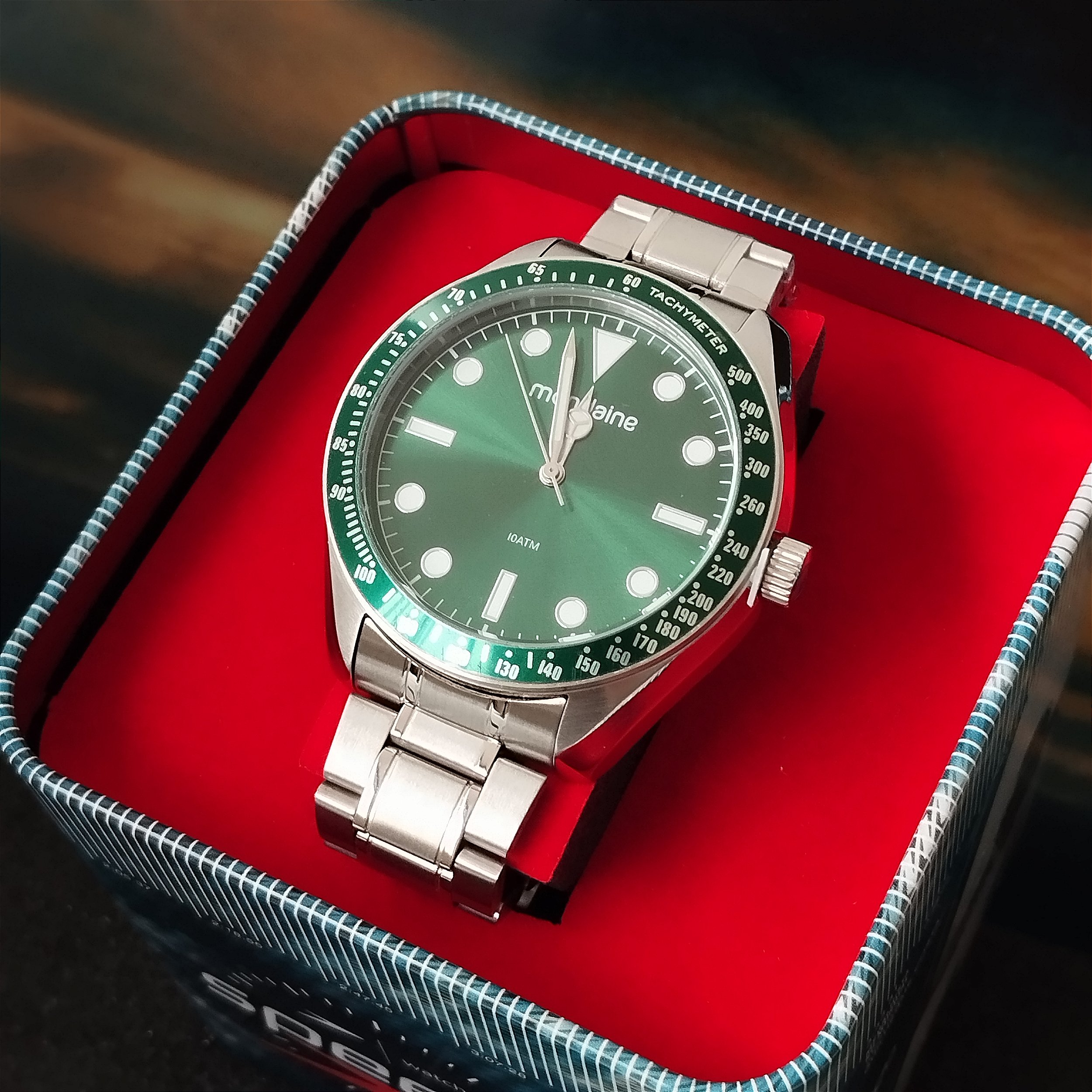Relógio Mondaine Masculino analógico Verde 32735G0MVNA2 - RELOGIOS M6