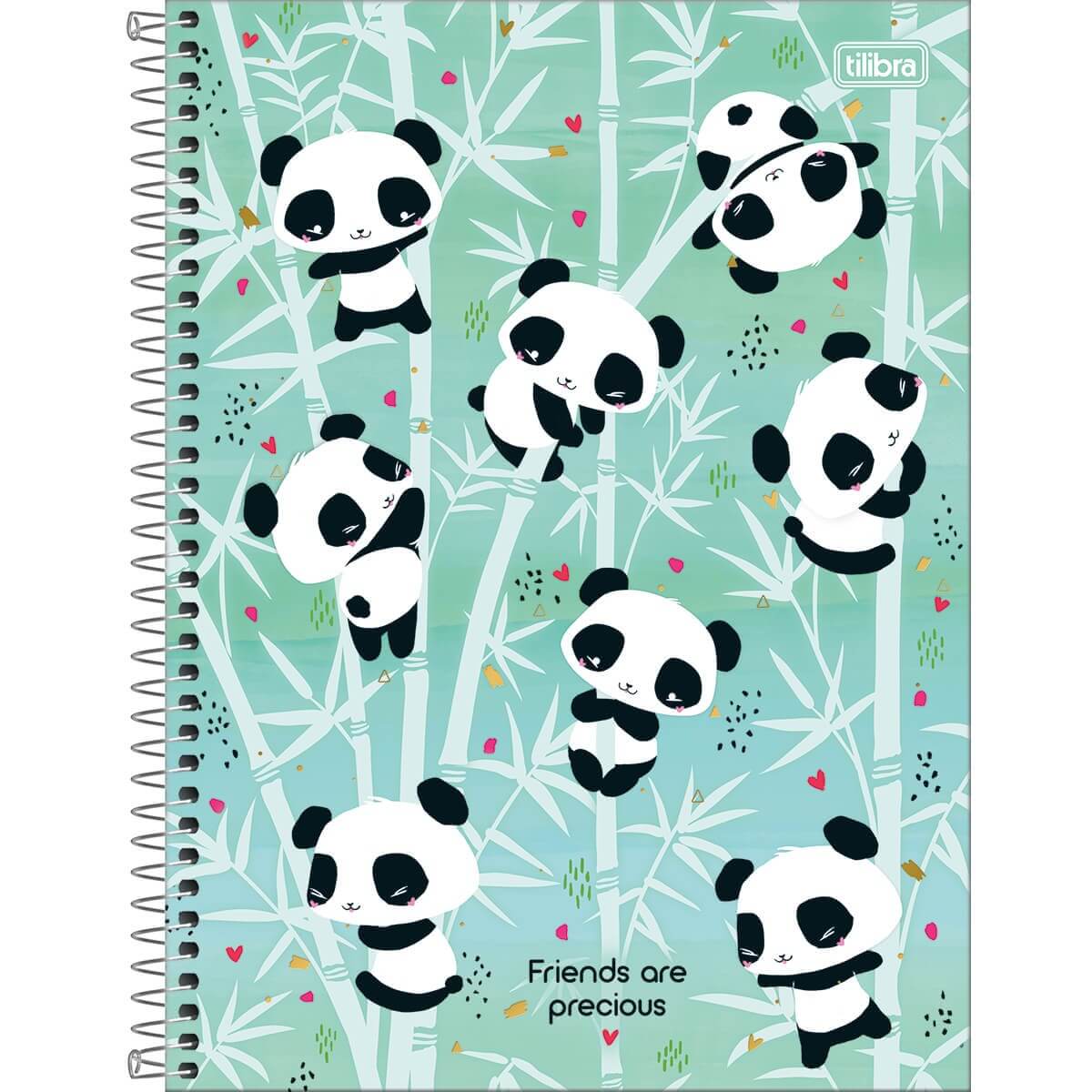 Caderno Cartografia & Desenho Panda Lovely Friend - Tilibra