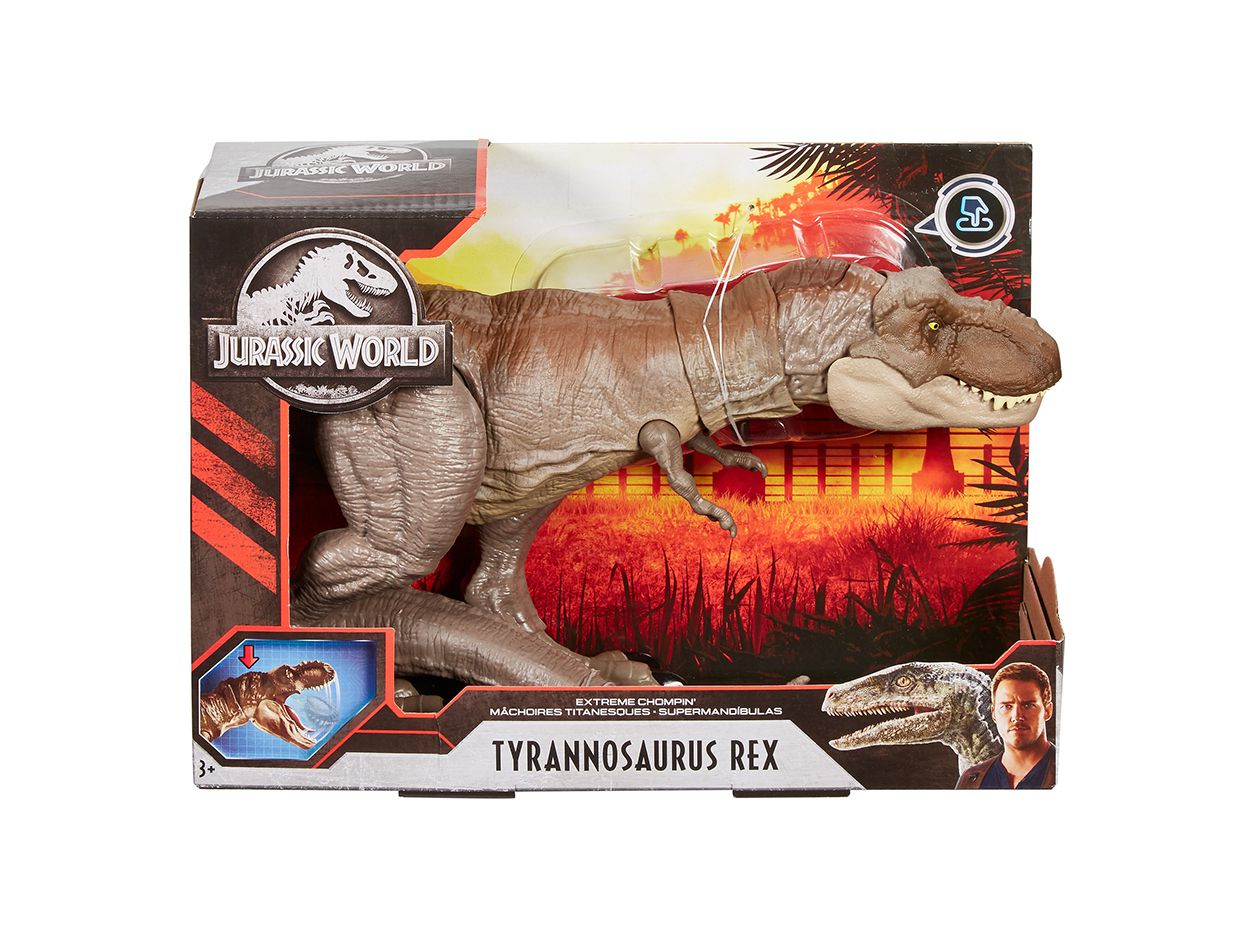 Dinossauro Dinopark T-Rex Som e Articulações - Bee Toys - Zaza Toys