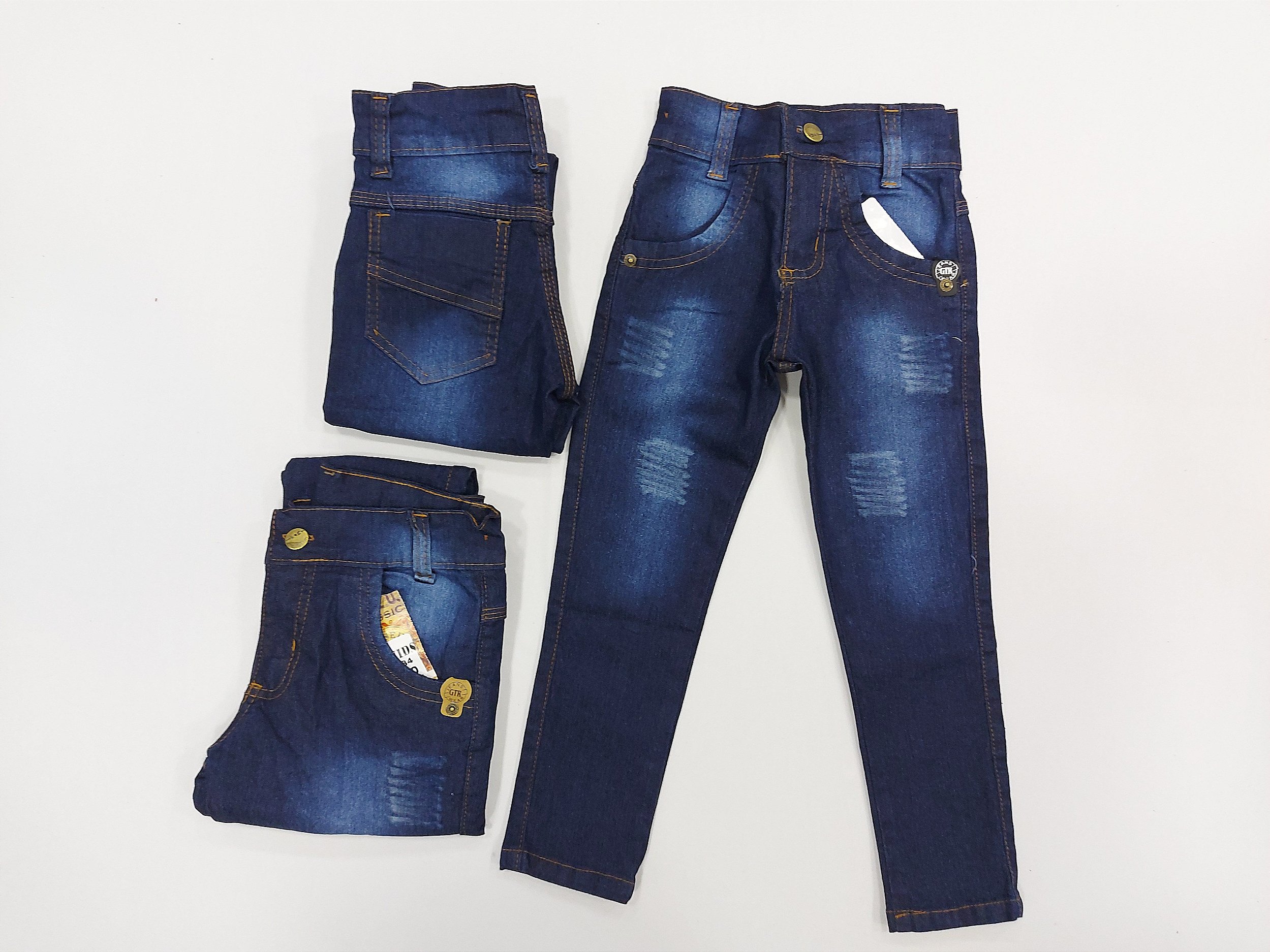 Kit calça jeans 20 peças menino, 04 a 10 anos - Essencial Atacadista
