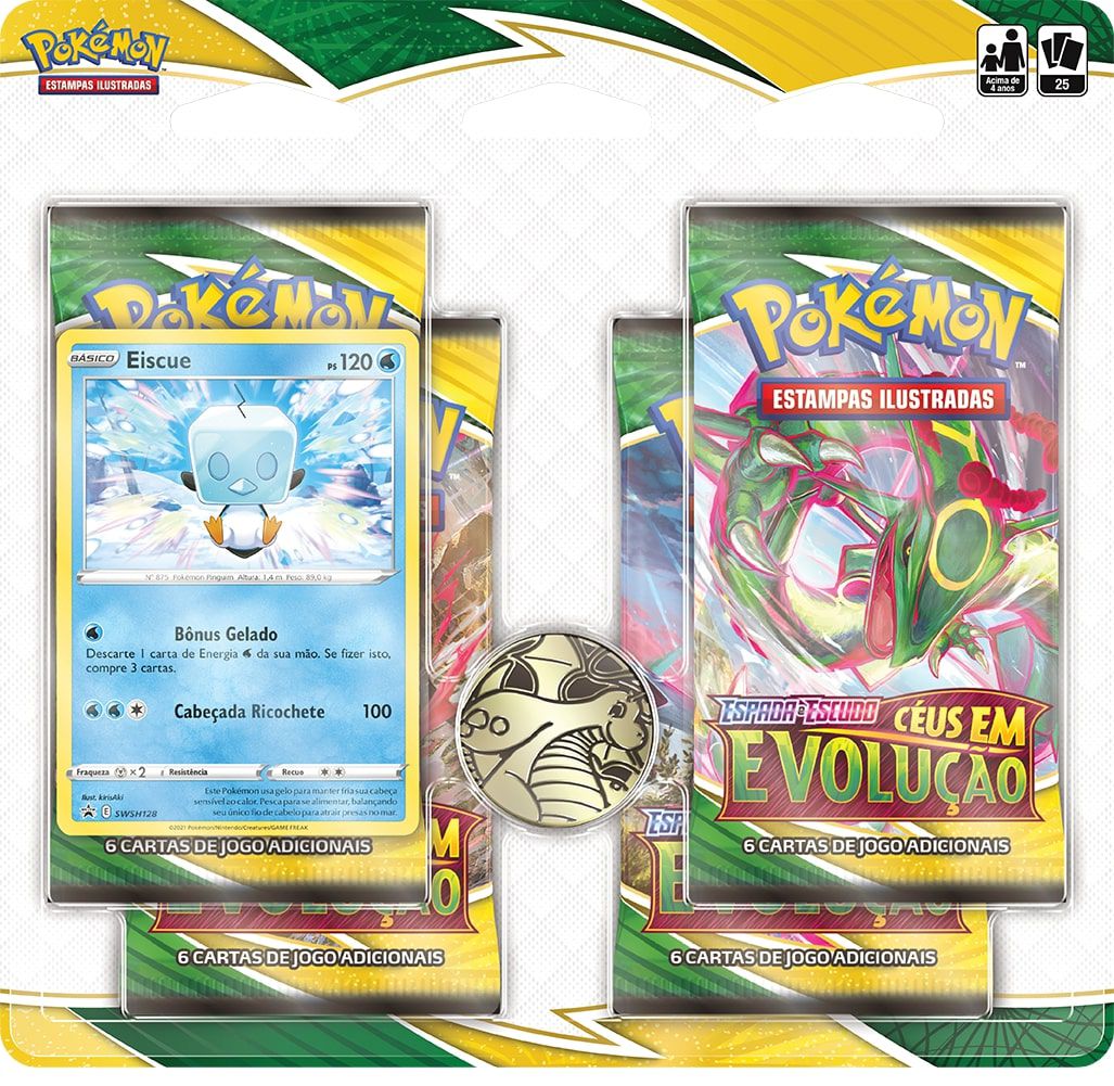 Jogo de Cartas Pokémon - Blister Triplo - EV - Evoluções em Paldea