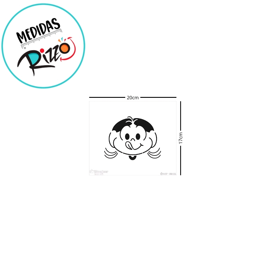 Stencil Médio Magali - 17x20cm - 1 unidade - BlueStar - Rizzo - Rizzo ...