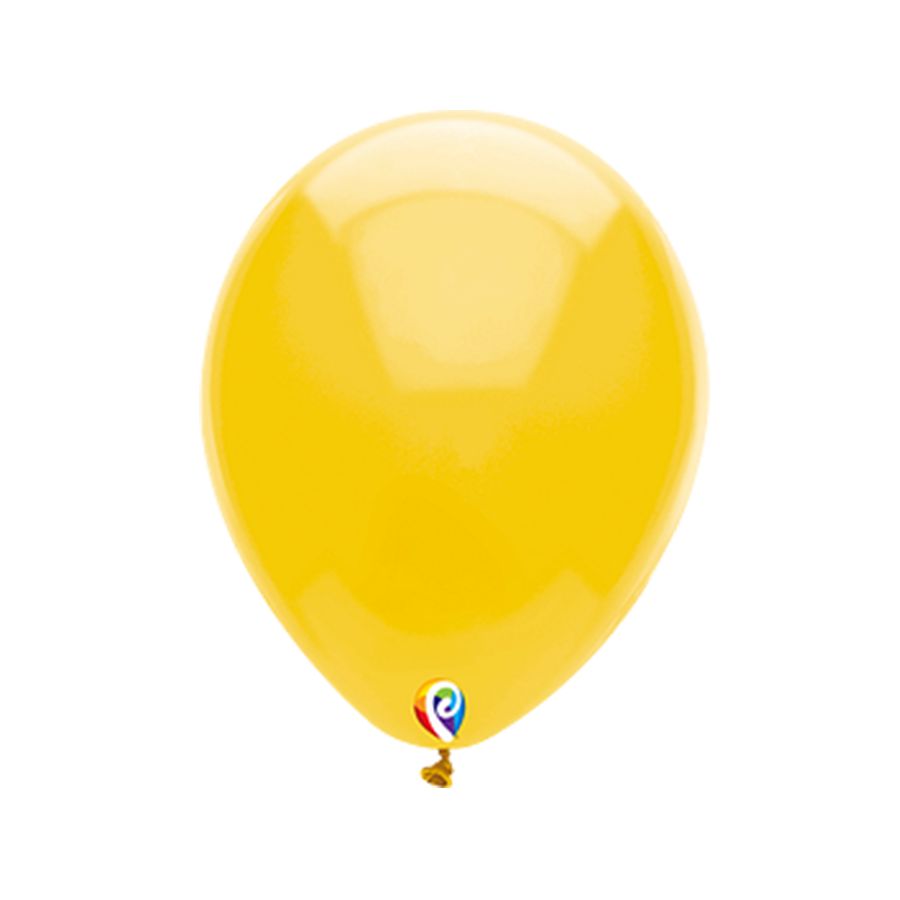 Balao globo bola de papel de seda cor amarelo ouro 15066100