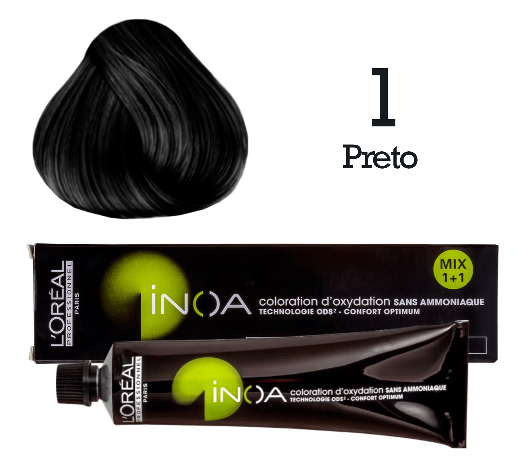 Colora o INOA 1 Preto L Or al Professionnel Flor De Sol colora-o-inoa-1-preto-l-or-al-professionnel-flor-de-sol