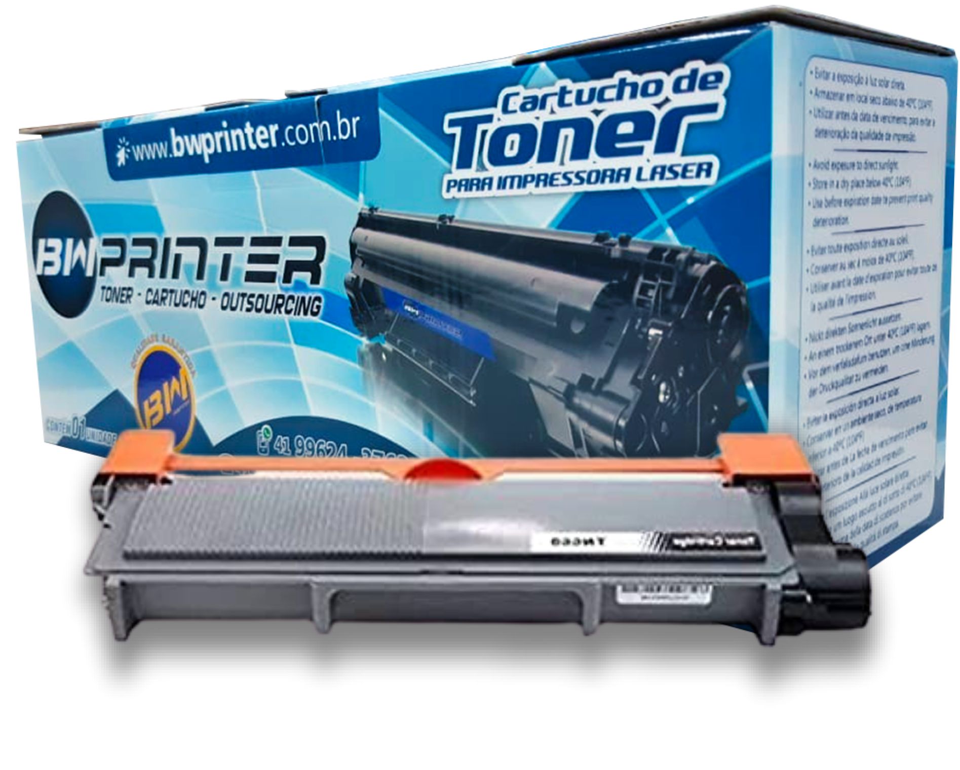Toner Compatível com BROTHER TN2370 | HL-L2360 HL-L2320 MFC-L2720 MFC-L2740  MFC-L2700 | 2,6K - BW Printer - Toners e Cartuchos