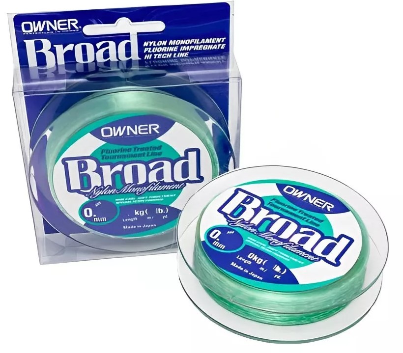 LINHA MONOFILAMENTO OWNER BROAD 300M - ESCOLHA BITOLA - Tsunami Fishing
