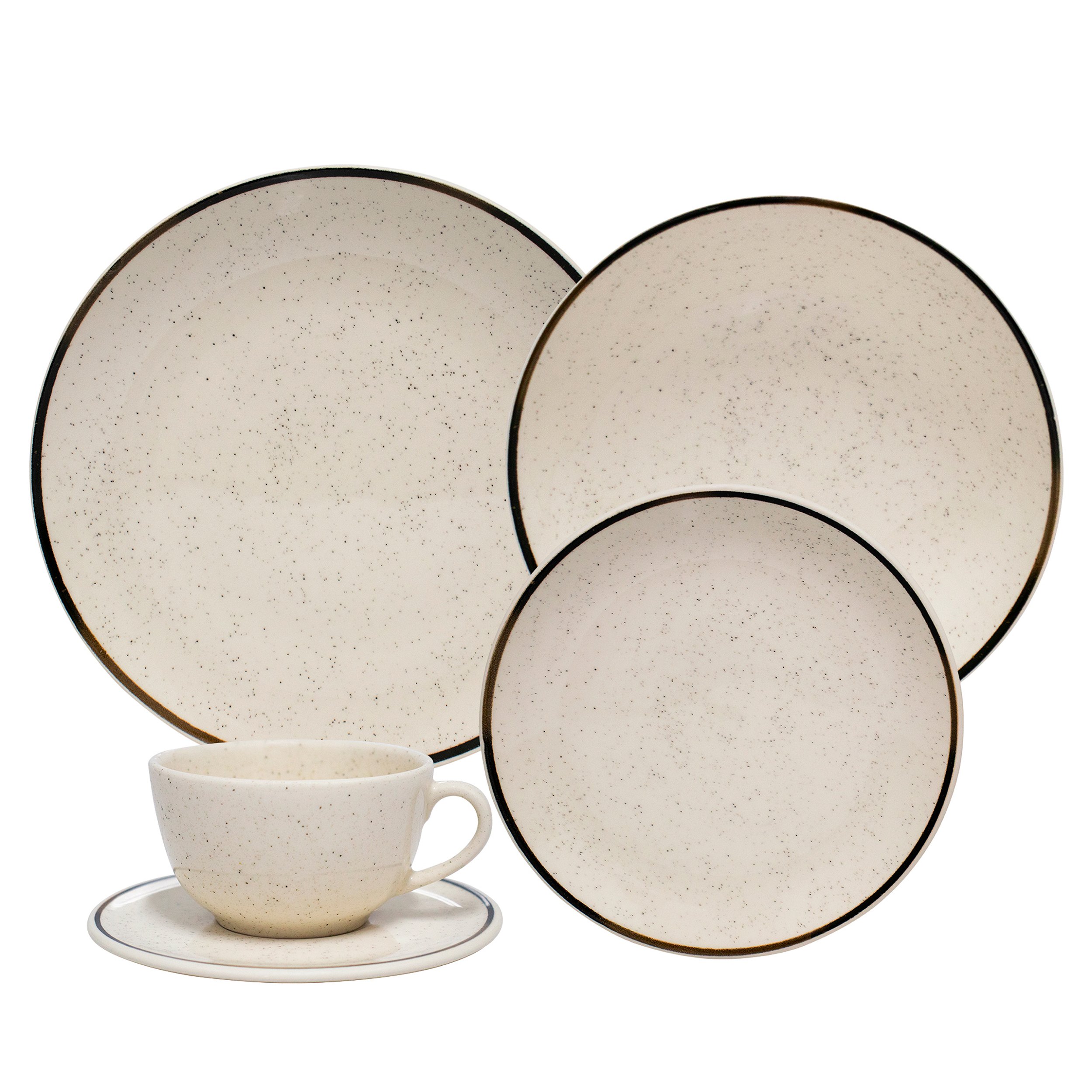 Aparelho de Jantar/Chá 30 Peças - Coup Serene – Porcelouças - Porcelouças -  Especializada Oxford