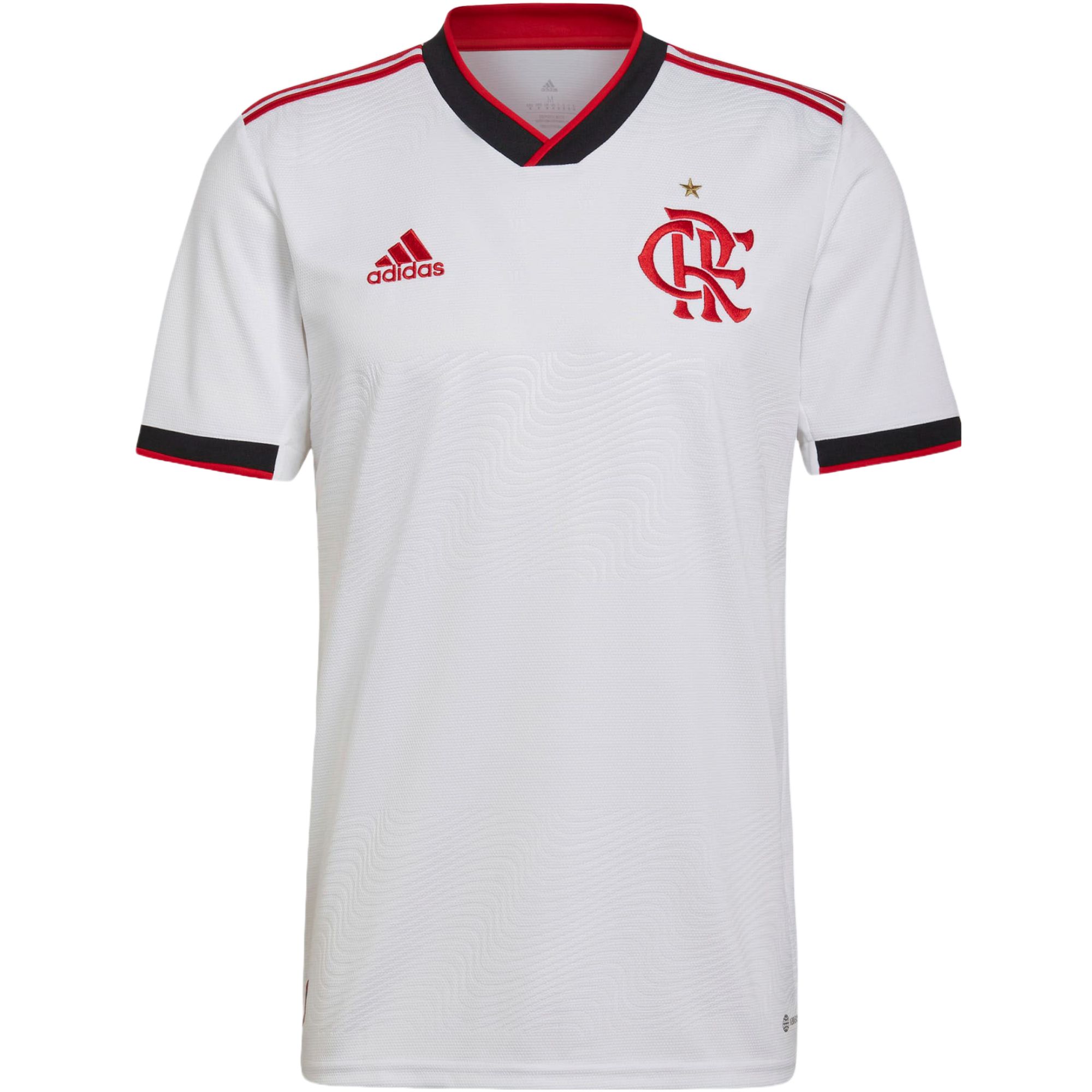 Camisa Flamengo Branca Uniforme 2 Adidas 2022 Masculina - Alga Sports