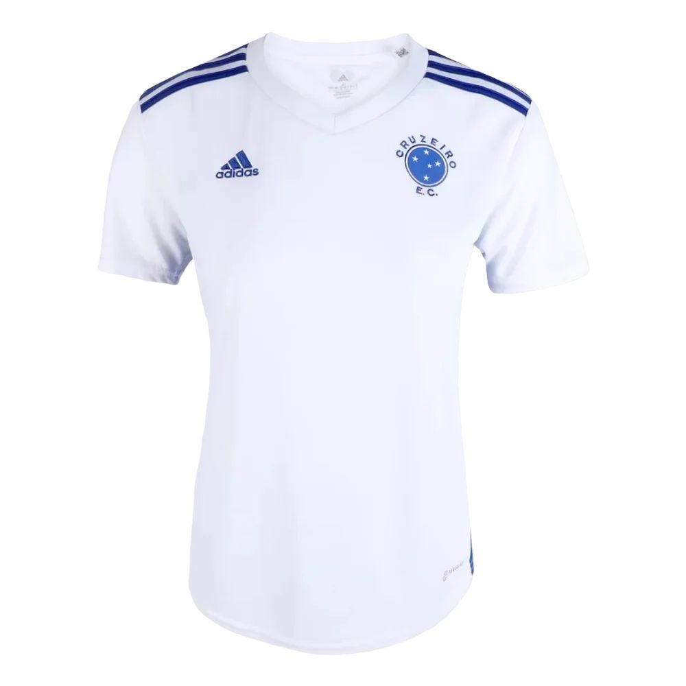 Camisa Adidas Cruzeiro Branca II 2022 Feminina - Alga Sports