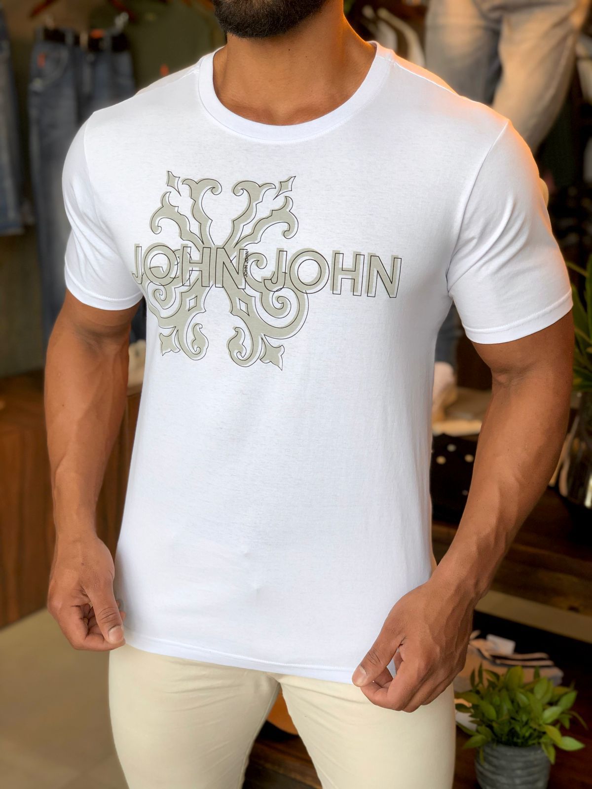 Camiseta Basic Branca - John John - Imperium Store