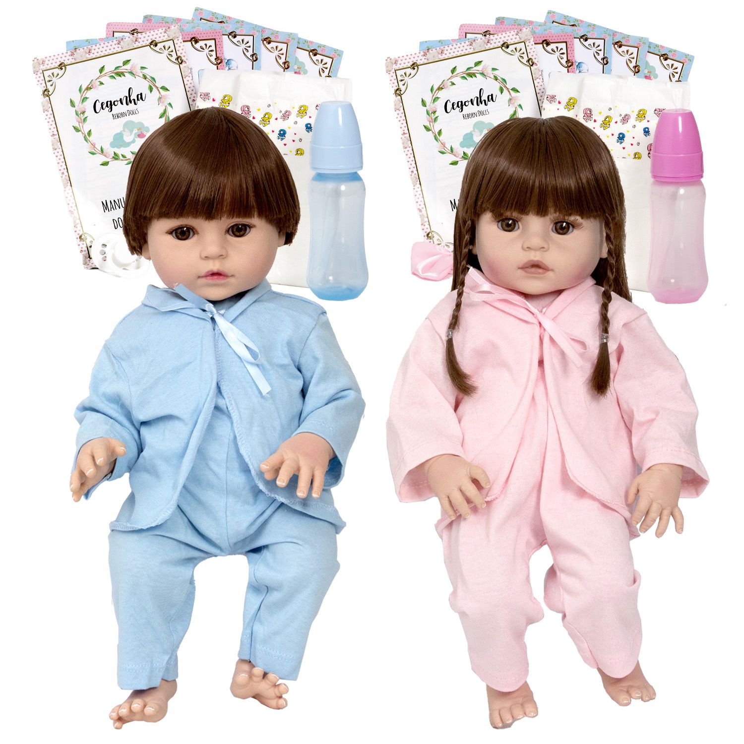 Boneca Menina 52 cm Magazine Luiza - Cegonha Reborn Dolls - Boneca Reborn - Magazine  Luiza