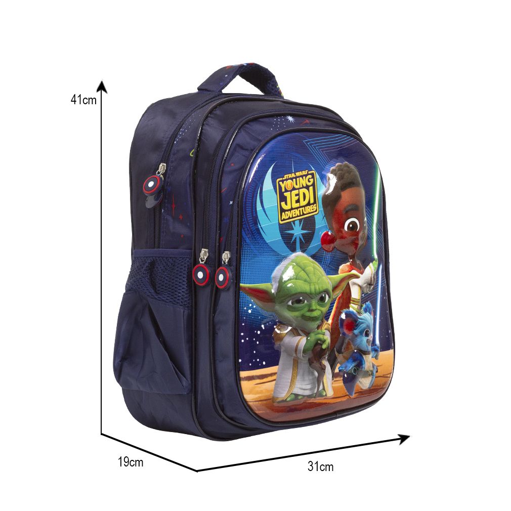 Mochila Infantil Costas Star Wars Young Jedi Adventures 3D - Outlet Mundial