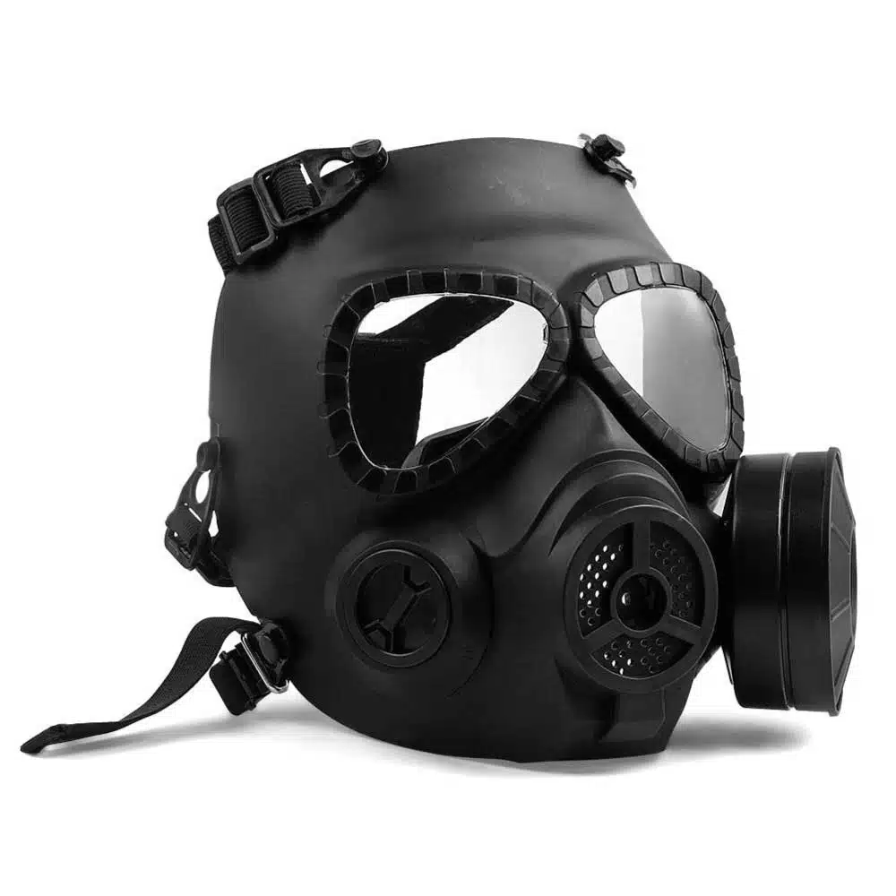 Máscara de Gás com Filtro Proteção Airsoft Rossi - Loja Gassen Tiro