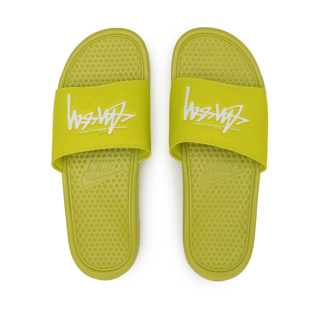 Yellow hot sale nike sliders