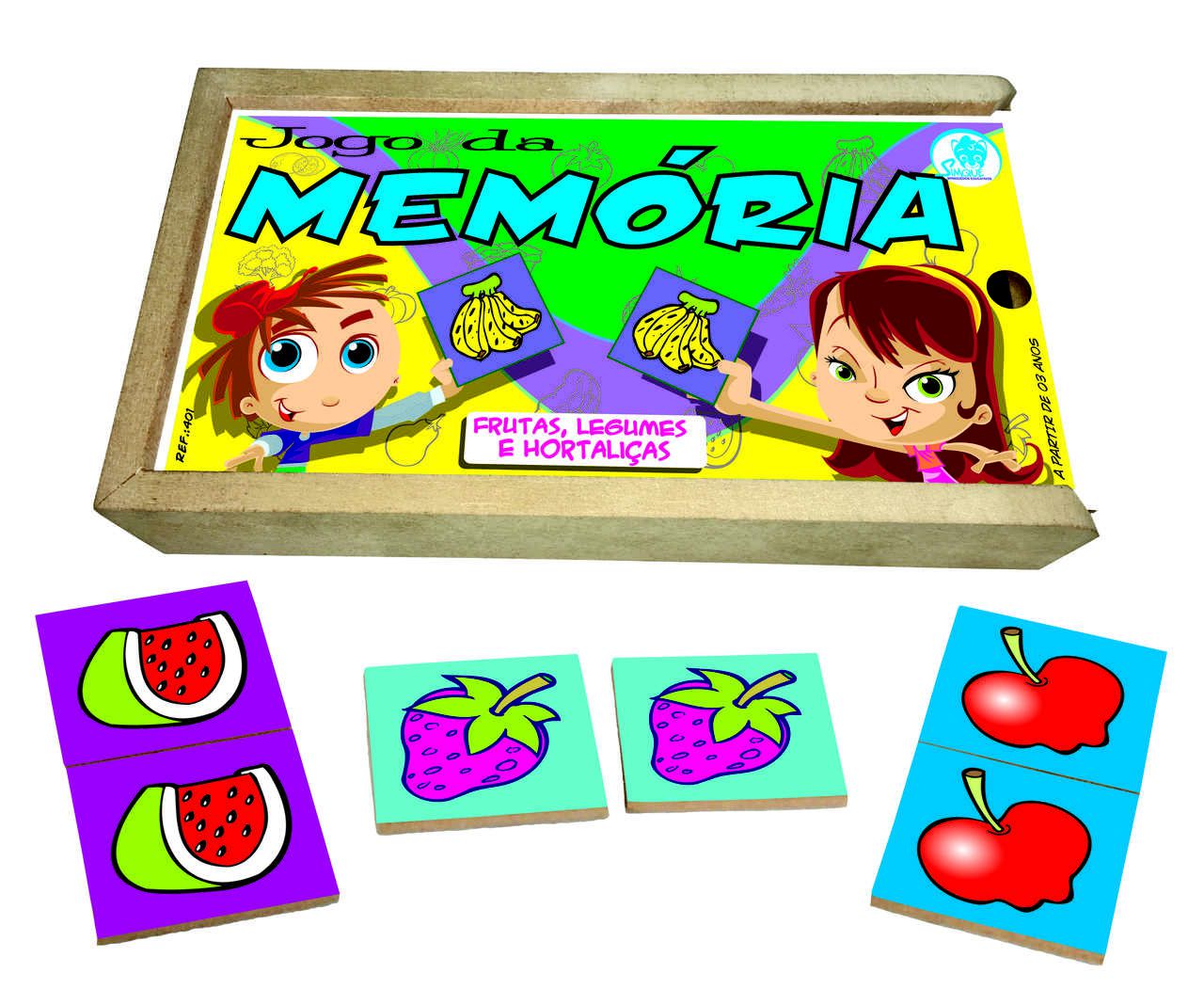 JOGO DA MEMÓRIA, FRUTAS e HORTALIÇAS