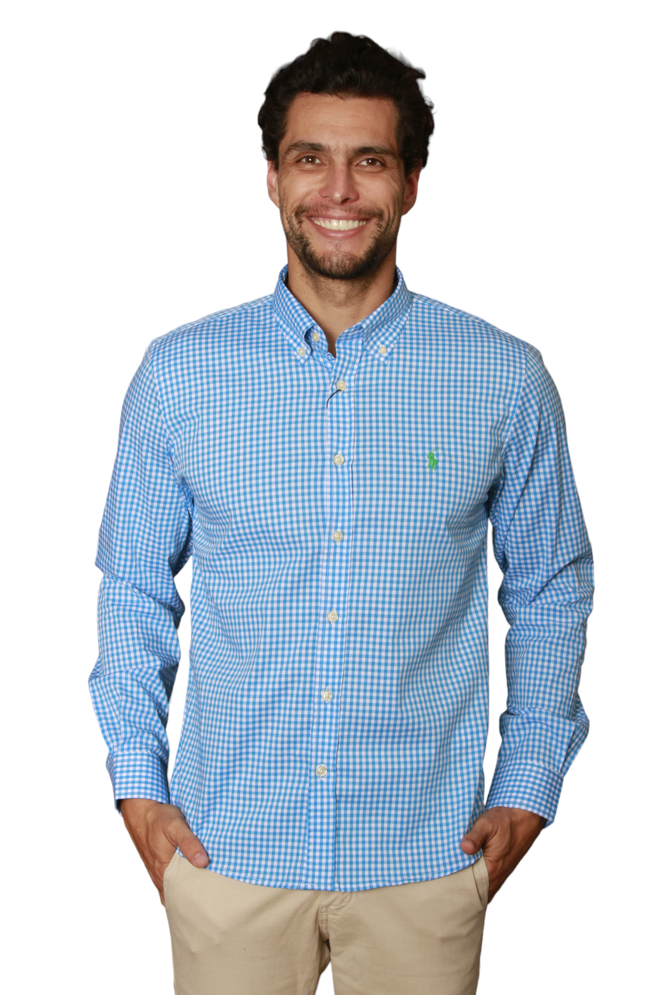 Camisa Polo Polo Ralph Lauren Slim Fit Logo Azul-Marinho - Compre