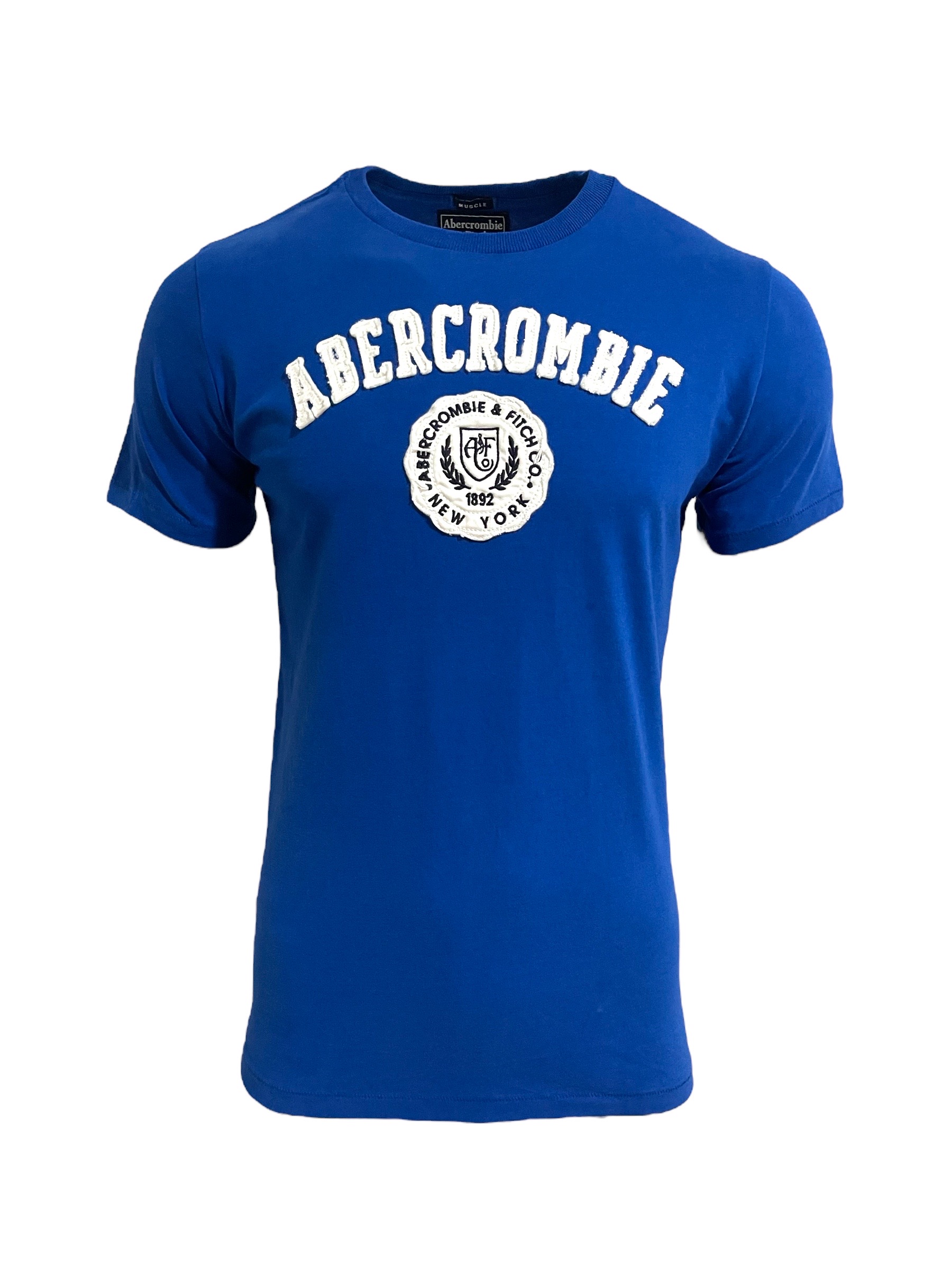 Camiseta Abercrombie Masculina New York Azul - Gareth | Store Men