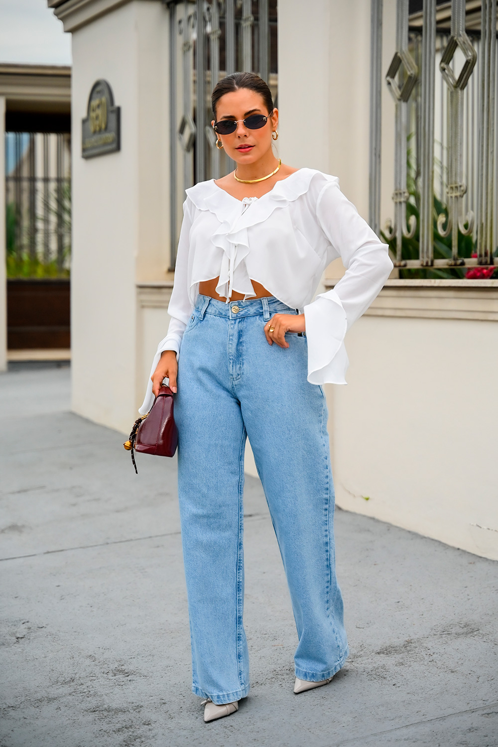 Calça Rux Calça Feminina Jeans Wide Leg Clarinha Godli - Godli Jeans | Home
