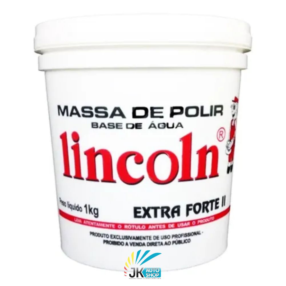 Massa de Polir nº2 Extra Forte 1kg Lincoln