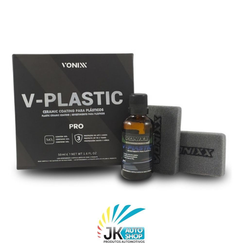 V-PLASTIC PRO VITRIFICADOR DE PLÁSTICOS 50ML - VONIXX - JK AUTO SHOP