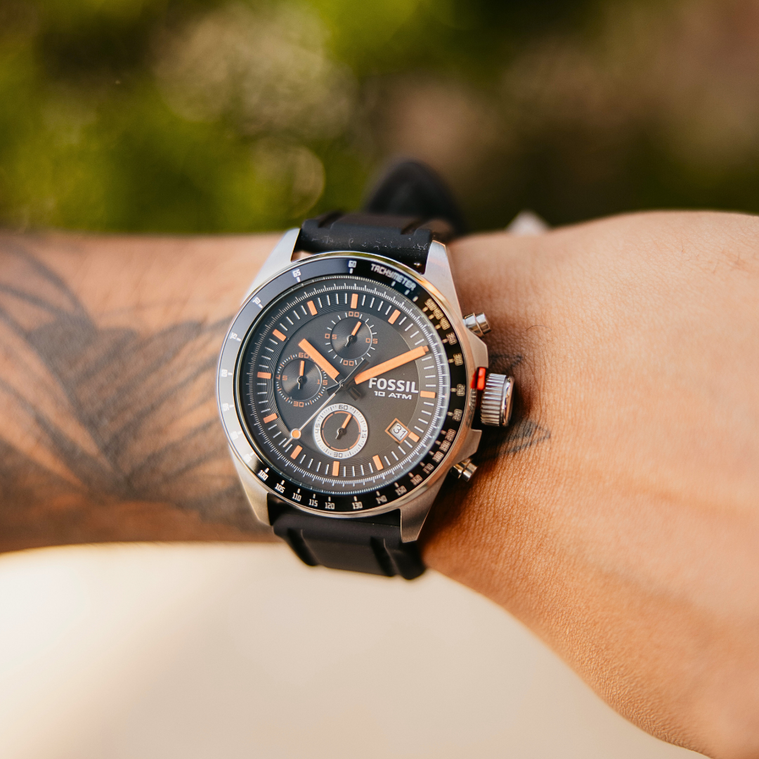 Relógio Fossil Masculino Decker Chronograph Preto CH2647/2KN