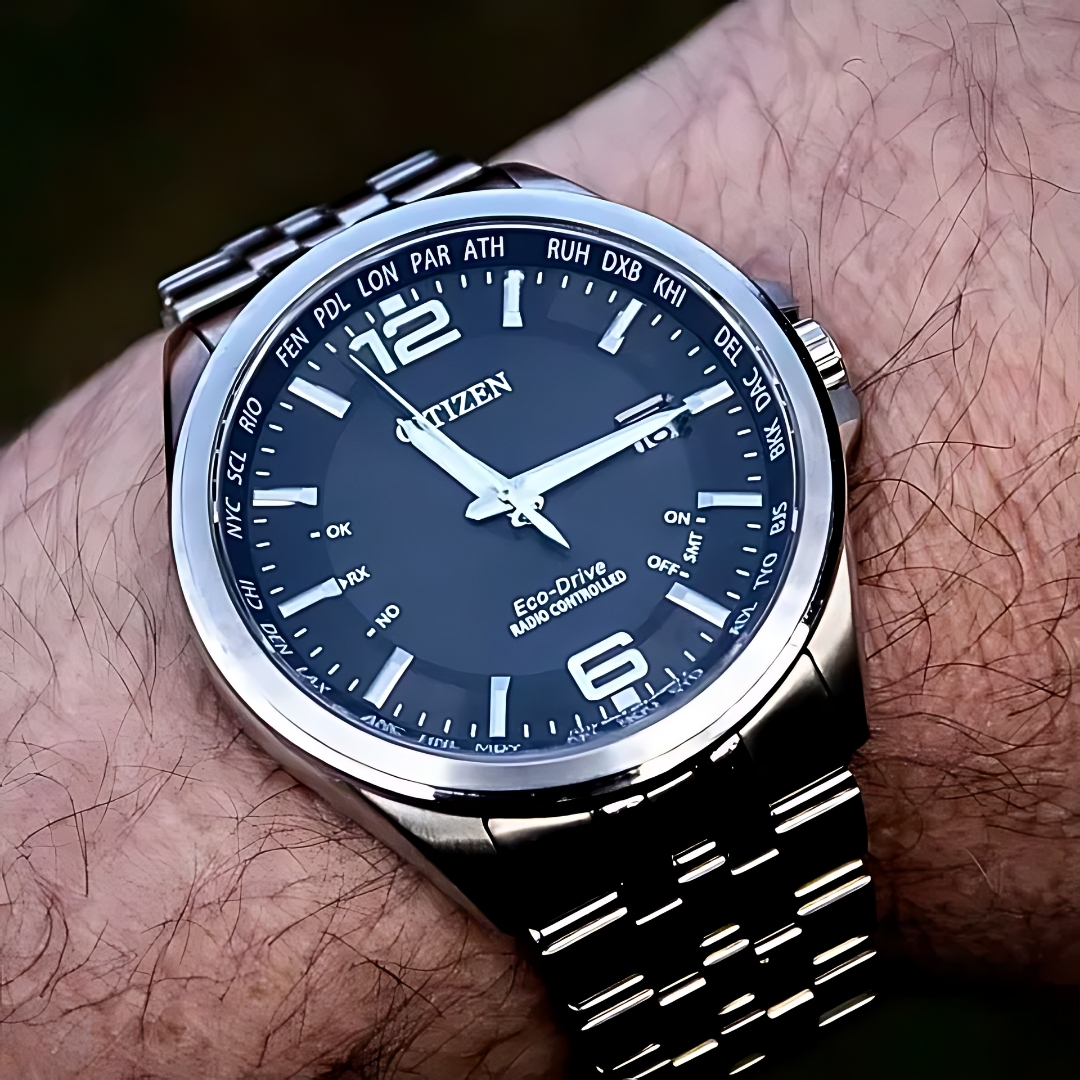 Relógio Citizen Masculino Eco-Drive Rádio Controlled TZ20386F