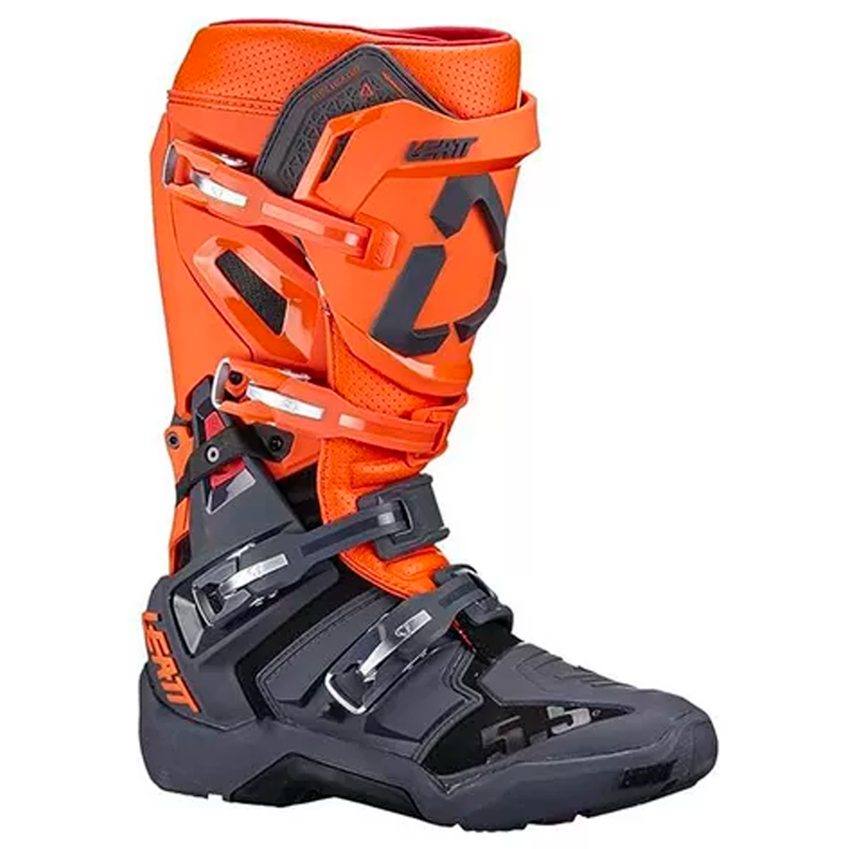 Leatt Moto 5.5 Flexlock Enduro　サイズUS8 Bota Leatt 5.5 Flexlock Enduro - Laranja/Cinza - Menta Motos - A