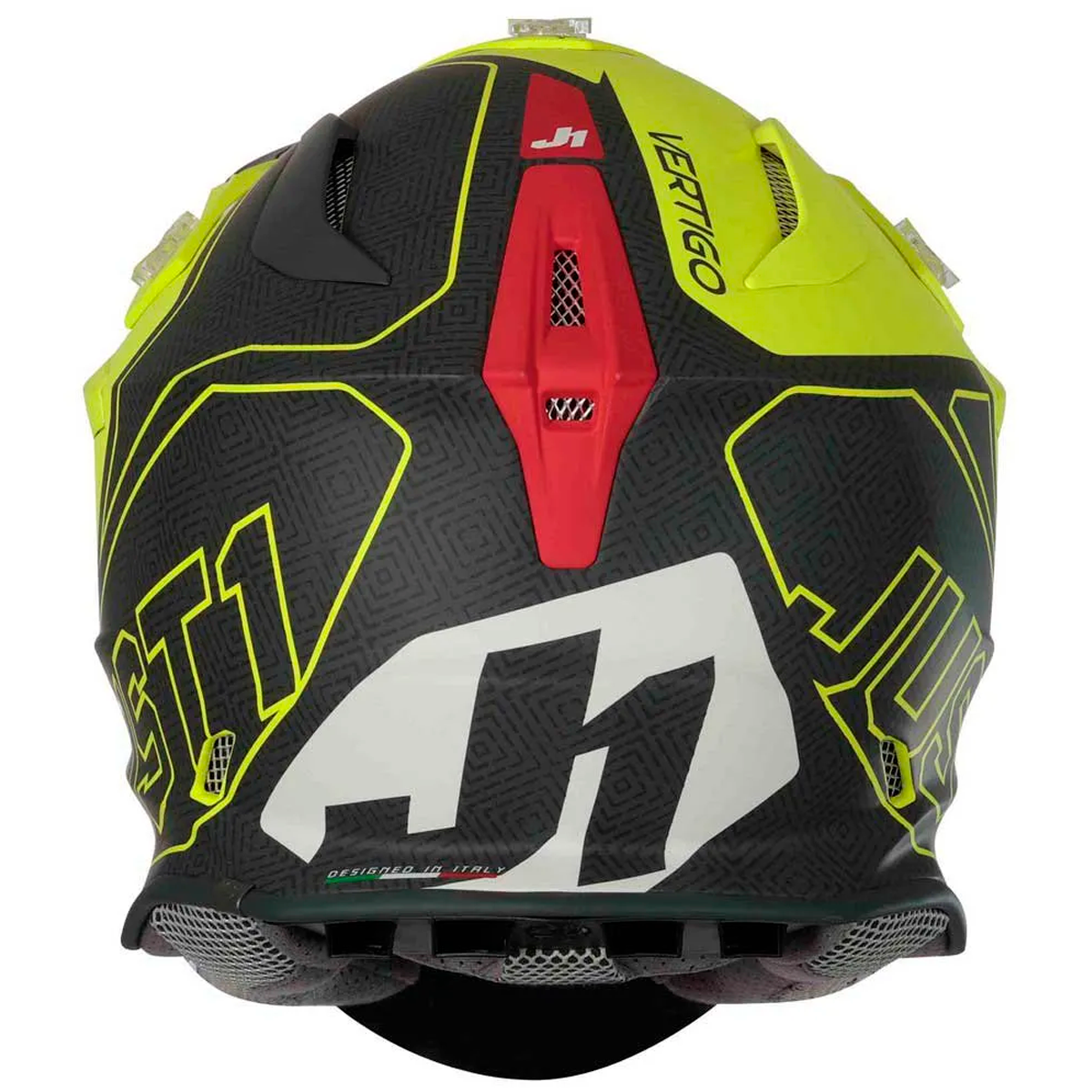 Capacete Just1 J18 Vertigo - Amarelo - Menta Motos - A Melhor Loja