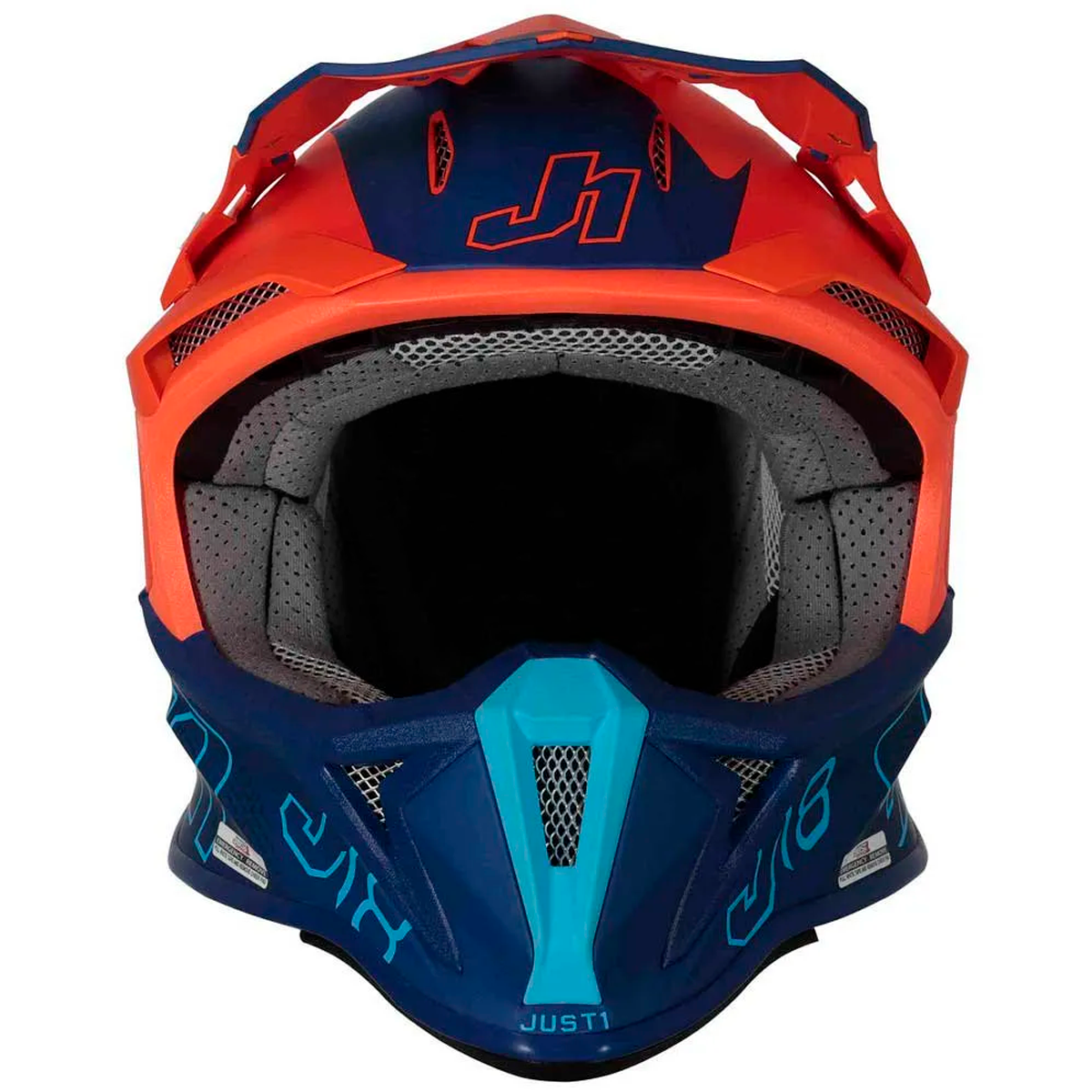 Capacete Just1 J18 Vertigo - Laranja - Menta Motos - A Melhor Loja