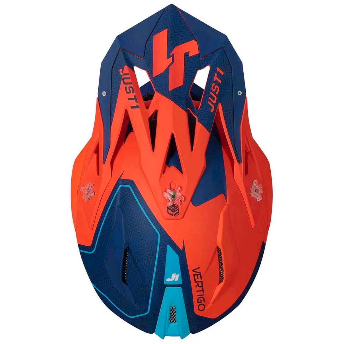 Capacete Just1 J18 Vertigo - Laranja - Menta Motos - A Melhor Loja