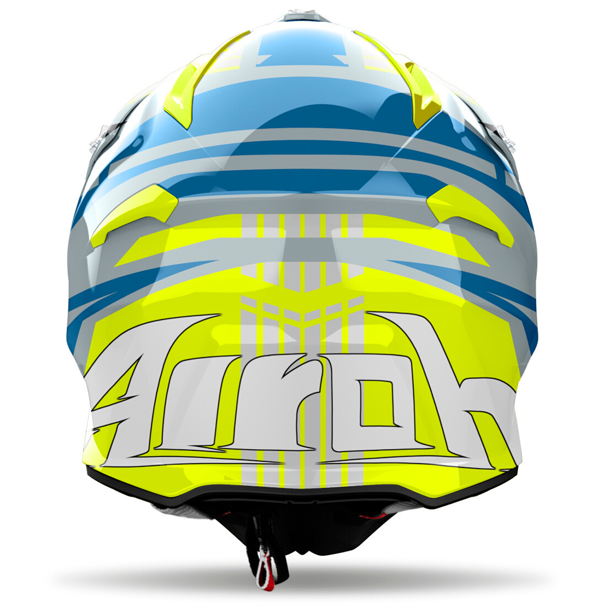 Capacete Airoh Aviator Ace 2 Proud Amarelo/Azul - Menta Motos - A