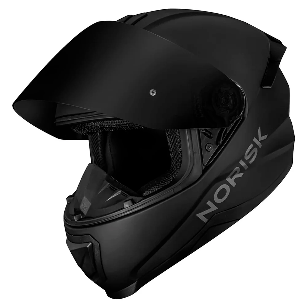 Capacete Norisk Razor Monocolor Black Edition Fosco - Menta Motos