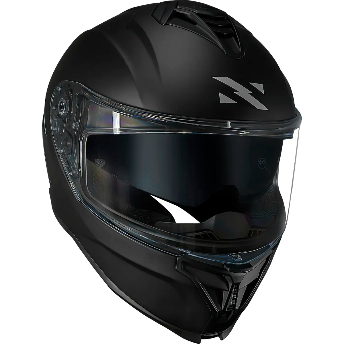 Capacete Norisk Strada 2 Monocolor Preto Fosco - Menta Motos - A