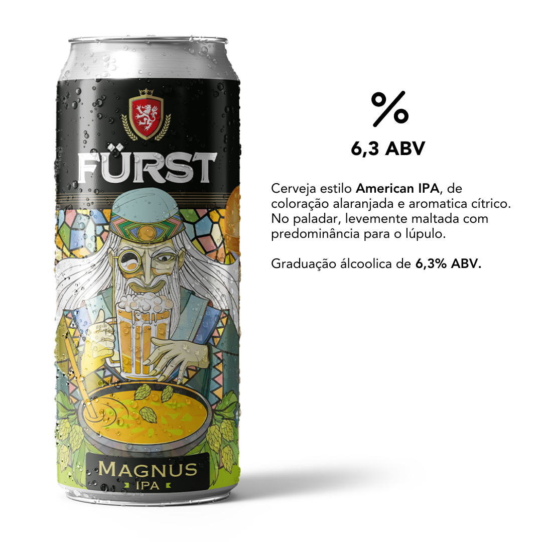IPA Fürst Magnus 473ml | Prussia Bier Artesanal - Prussia Bier