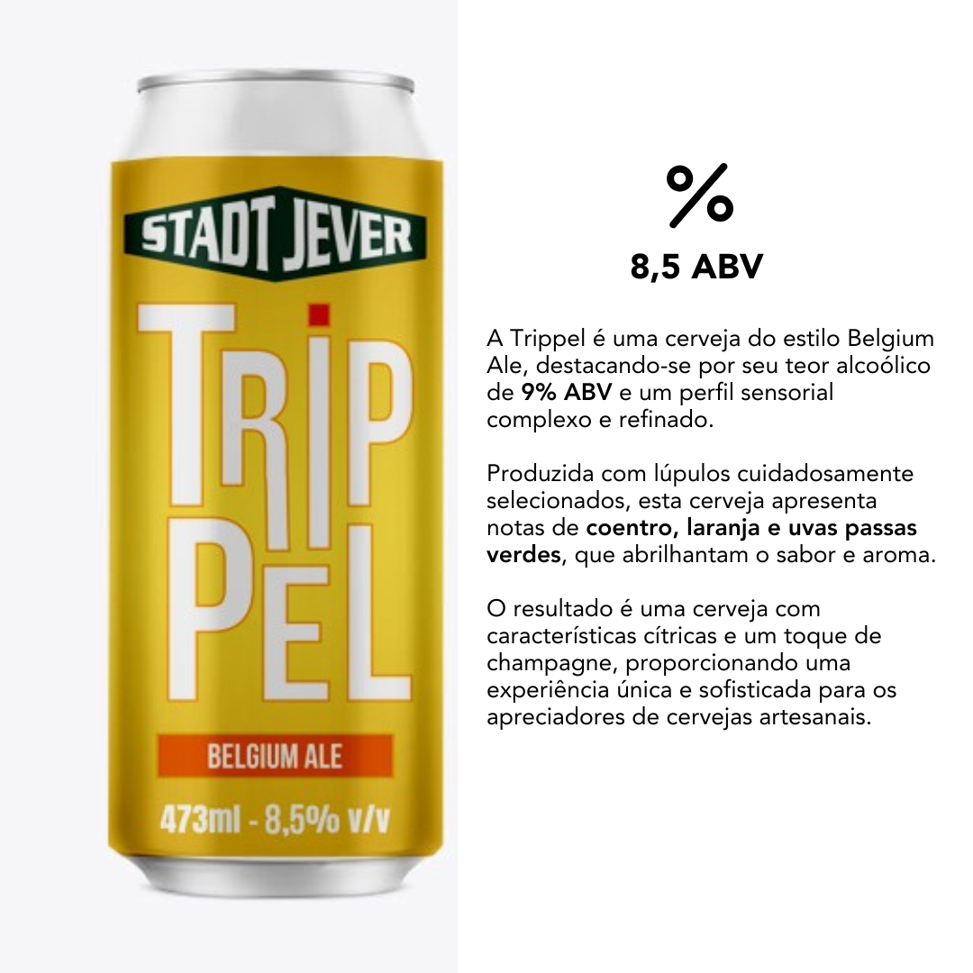 Belgian Tripel Stad Jever 473ml | Cerveja Belga - Prussia Bier