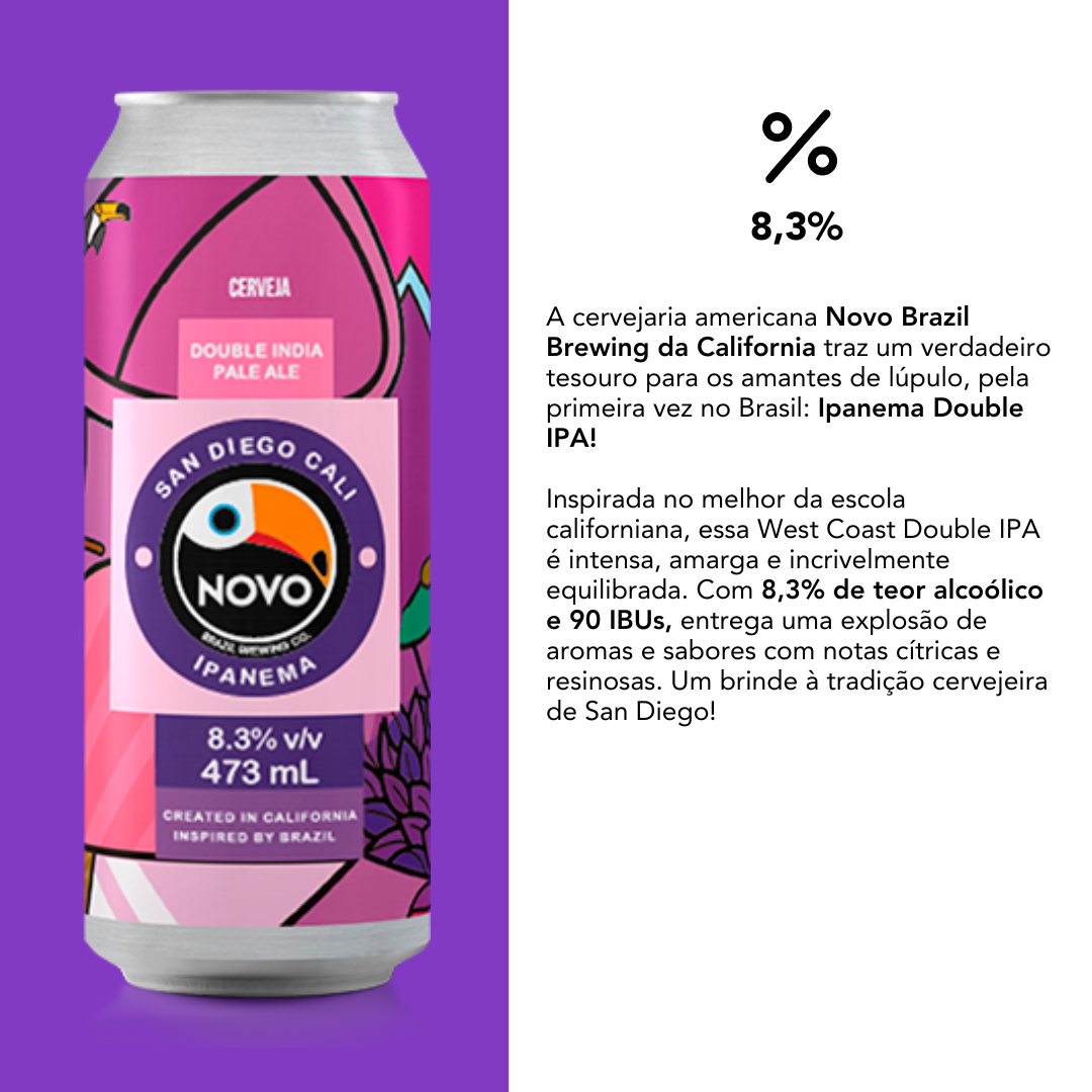 Ipanema - Double IPA Novo Brazil – 6 Latas - Prussia Bier - Loja