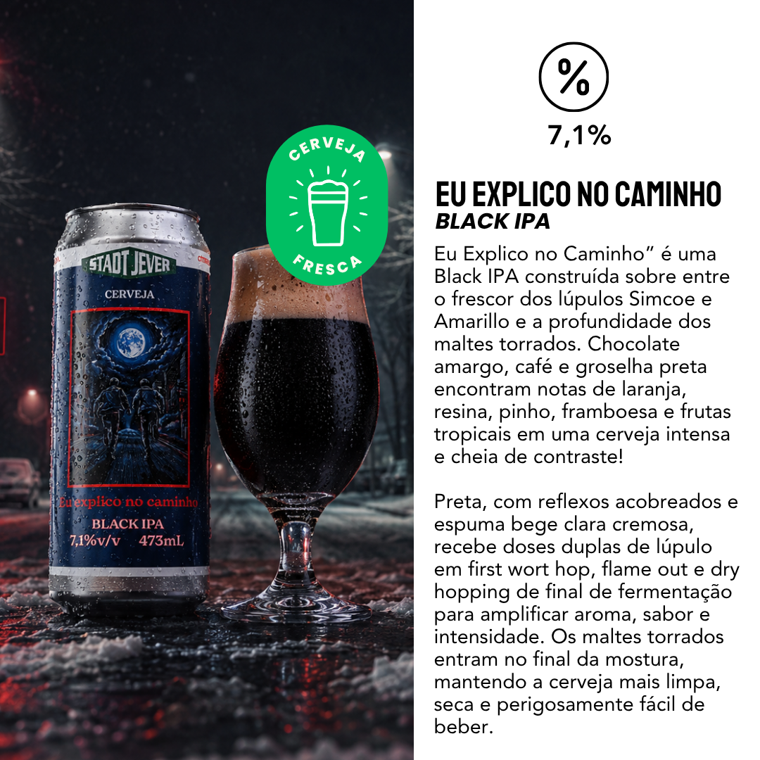 Sazonais + Black IPA Eu Explico Amanha – 12 Latas - Prussia Bier