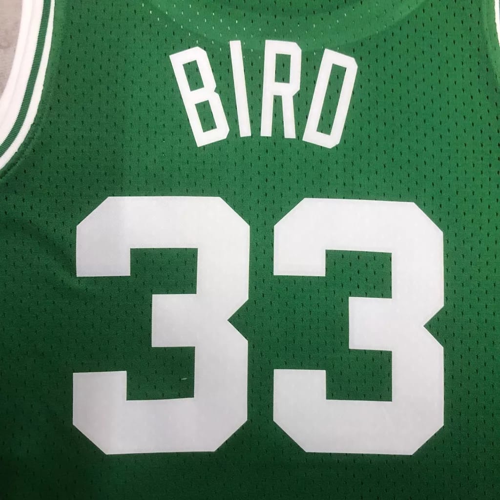 Camisa de Basquete Boston Celtics Cropped para Mulheres Larry Bird ...