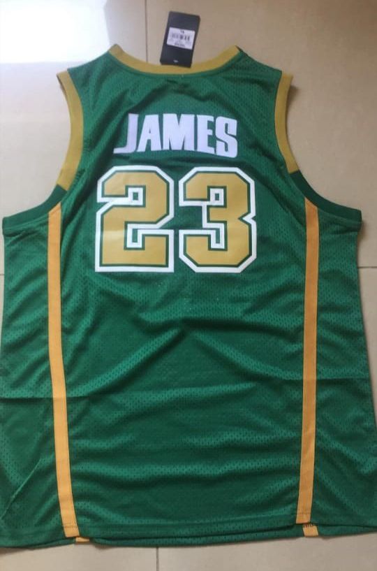 Camisas St. Vincent - St. Mary High School (Irish) - 23 LeBron James ...