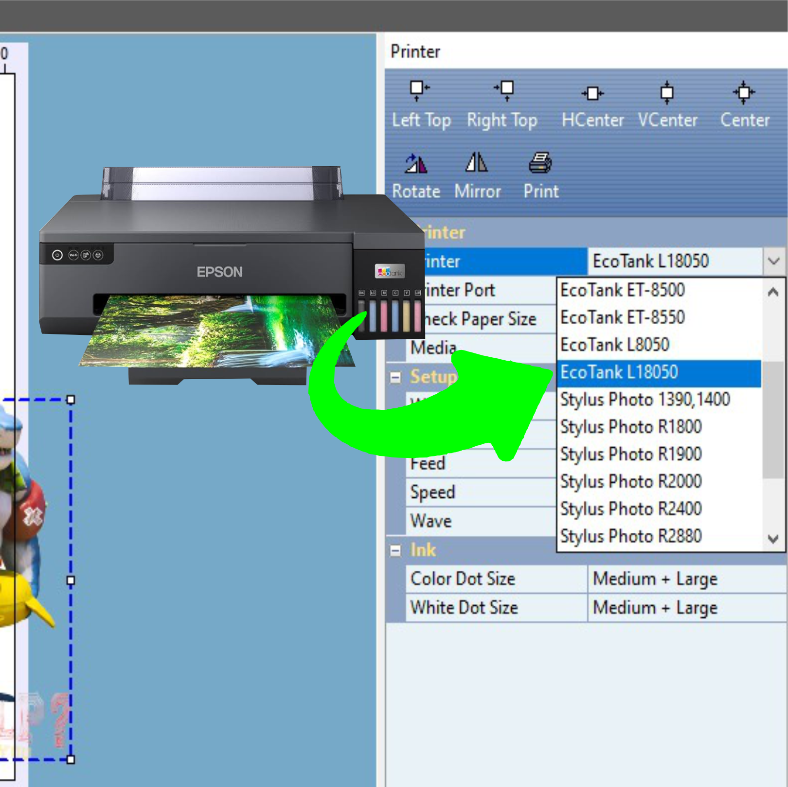 Programa Acrorip 11.3 para Impressoras Epson L18050 e L8050 - Deseart