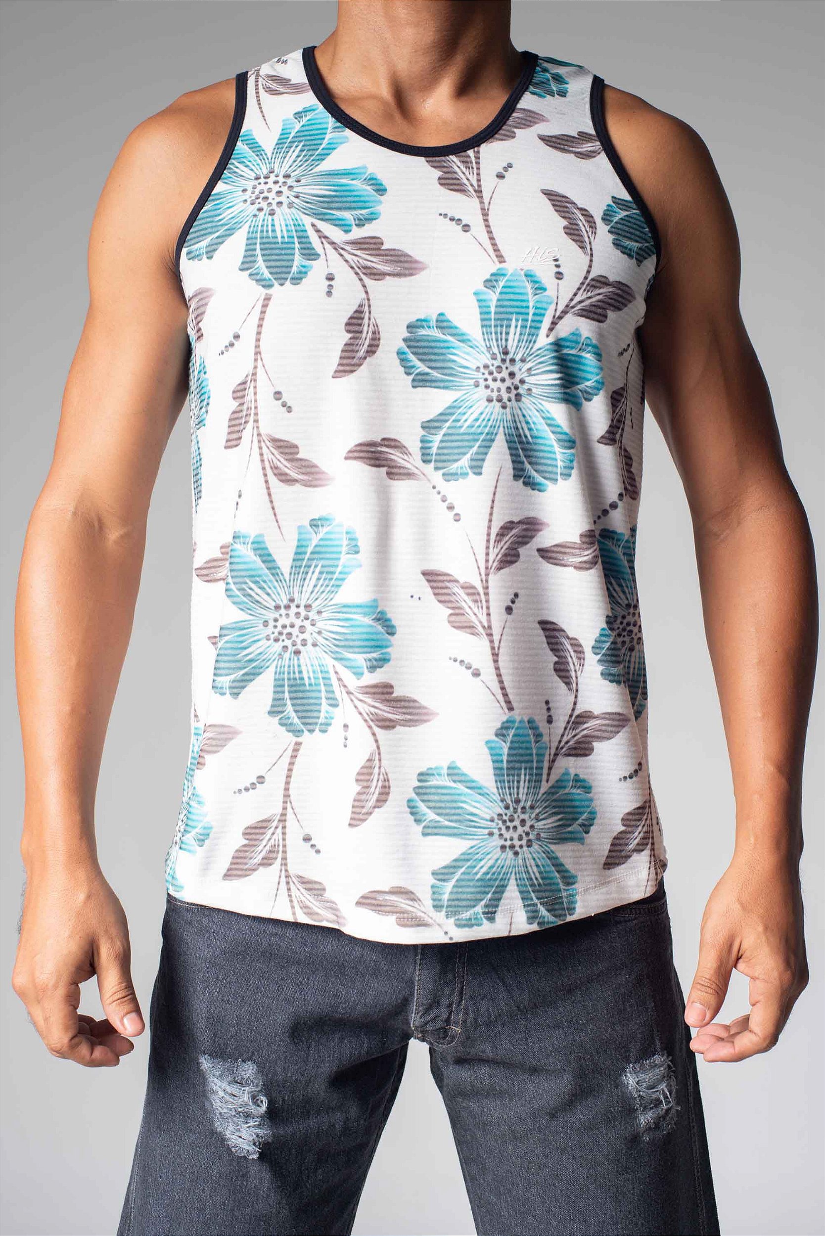 Camiseta Regata Floral - Loja His - Loja His - Moda Masculina: Camisas  Polo, Camisetas, Bermudas e Calças