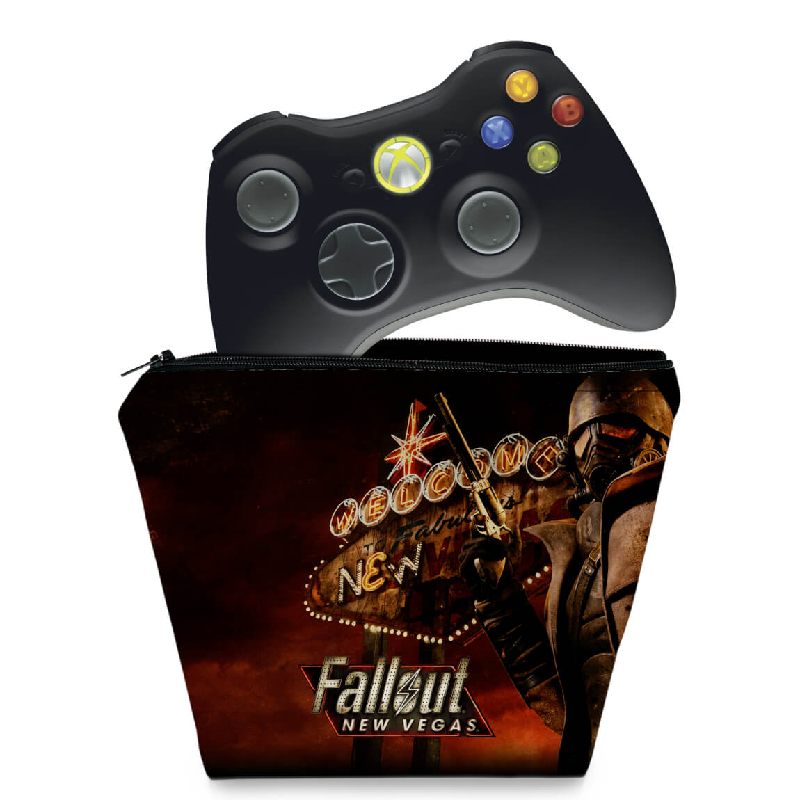 Xbox 360 Fat Capa Anti Poeira - Fallout 3 - Pop Arte Skins