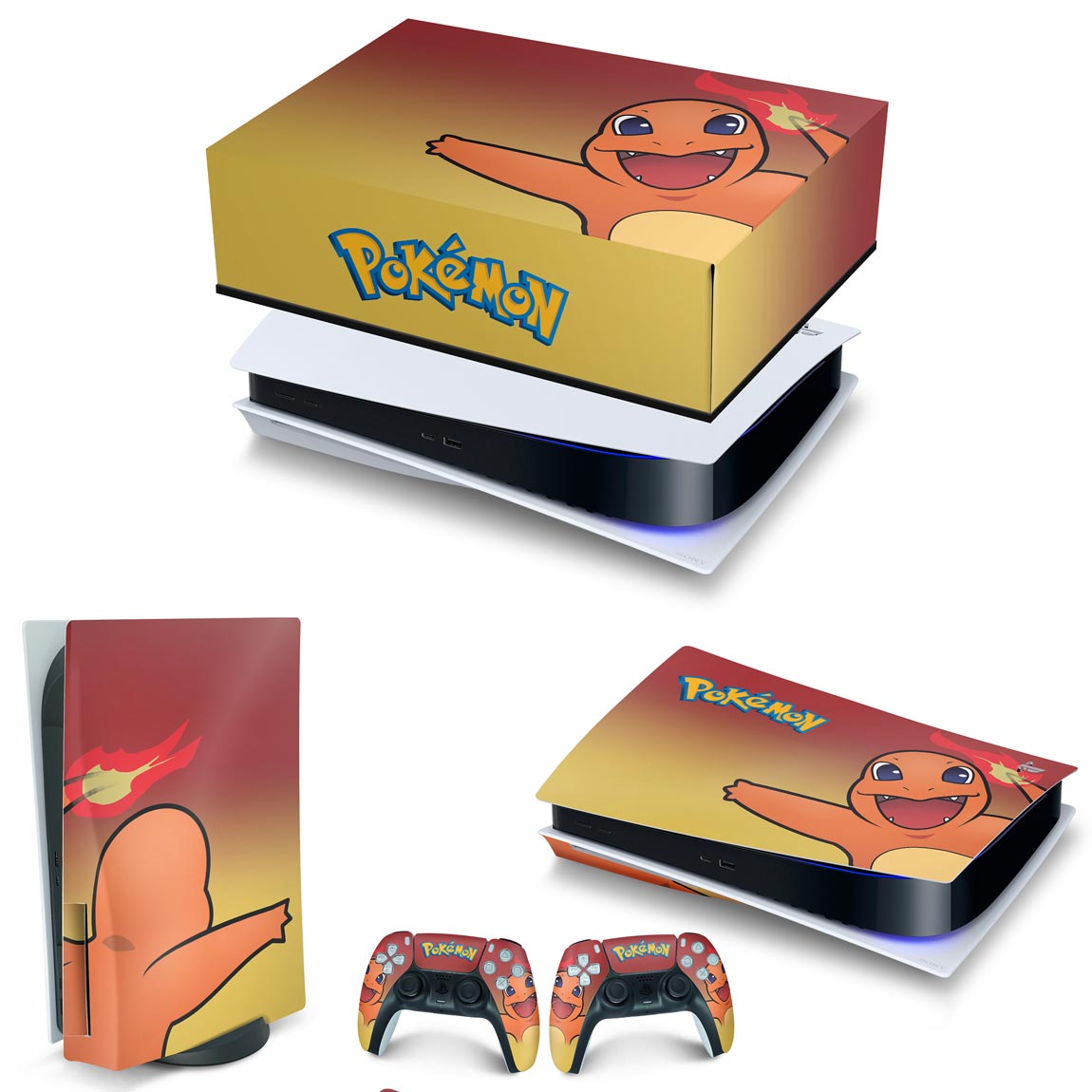 Xbox Series S X Controle Skin - Pokemon Charmander - Pop Arte Skins Atacado