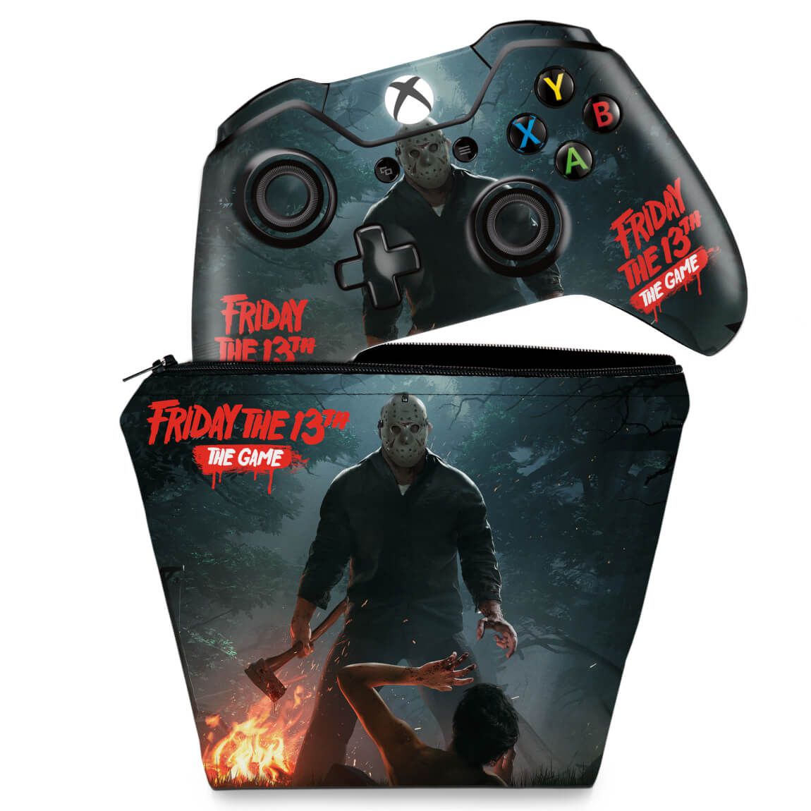 KIT Capa Case e Skin Xbox One Fat Controle - Friday the 13th The game - Pop  Arte Skins