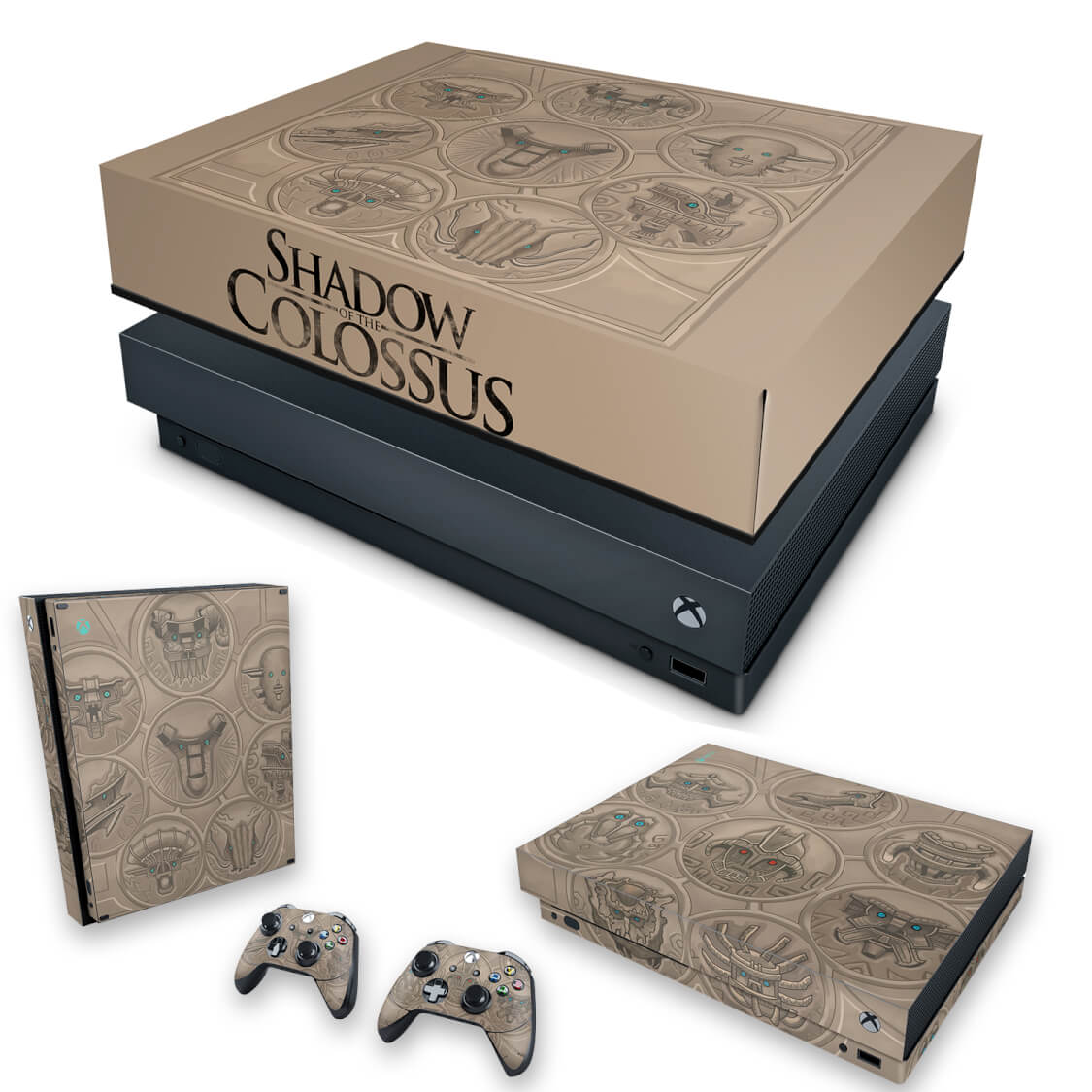 Adesivo Compatível Xbox One Slim X Controle Skin - Shadow Of The