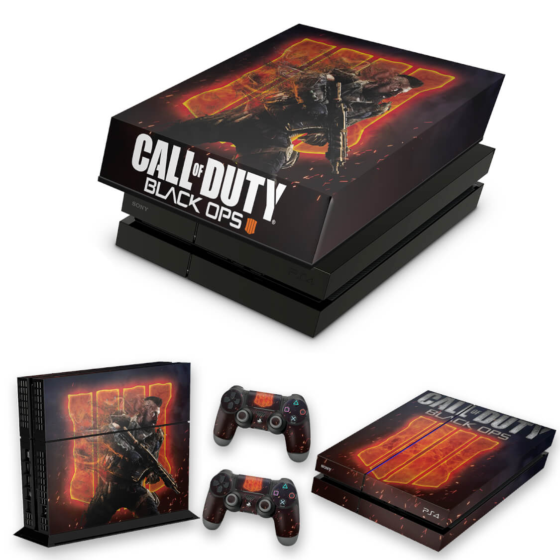 Skin Adesivo Playstation 4 PS4 Slim Call of Duty Black Ops 4