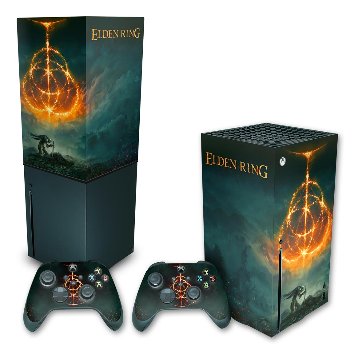 KIT Xbox Series X Skin e Capa Anti Poeira Elden Ring