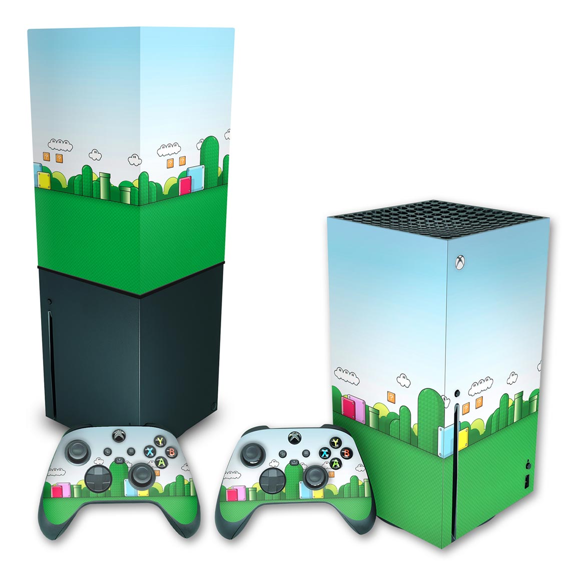 Skin Compatível Xbox Series S Vertical Adesivo - BMO Hora de